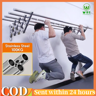 【WHE】Sampayan Drying Rack Sampayan Stainless Adjustable Wall Mounted Sampayan ng damit Heavy Duty Dr
