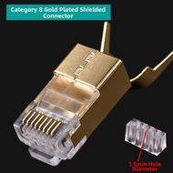 ZUOBO | Ultra Cat 6/7 10Gbps Shielded Gold Plated RJ45 Connector 8P8C