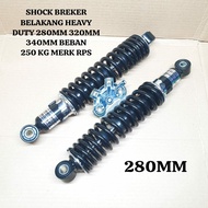 HEAVY DUTY REAR SHOCK ABSORBER 280MM 320MM 340MM LOAD 250 KG RPS BRAND