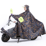 Motorcycle Raincoat Cape Raincoat Electric Vehicle Raincoat Motorcycle Raincoat Riding Foot Cover Poncho Windproof Waterproof One-Piece Raincoat Adult Extra Thick Single Double Raincoat Unise