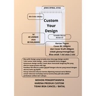 Buku Catatan KECIL Notes POLOS TIDAK GARIS Ukuran A7 / Notes Bisa Custom / Souvenir Murah Wedding Ni