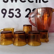 Duralex Amber Tea Set