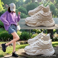 2024 Raya 5.5CM  All-match Korean Style Thick bottom daddy Sneakers Women's Fashion Student Breathab
