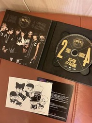 BTS 2 Cool 4 Skool 出道專輯 防彈少年團 早期 明信片 卡通 V 金泰亨 Jungkook 田柾國 Jin Jimin RM Suga J-hope 中古