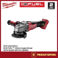 MILWAUKEE M18 FUEL™ 100mm Angle Grinder M18 CAG100X-0 ( Bare Tool )