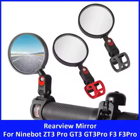Electric Scooter Rear View Mirrors for Ninebot MAX G3 G2 G30 ZT3 Pro GT3 F3 E2 F2Pro F2Plus C2Pro E8