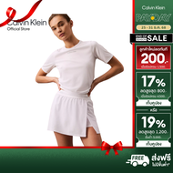 CALVIN KLEIN กระโปรงผู้หญิง Modern Sport Skirt รุ่น GWS4T901 YAA - สีขาว