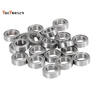 20Pcs MR106-ZZ Bearing 6 x 10 x 3mm Metal Shielded Ball Bearing Pre-Lubricated with Grease Radial Ba