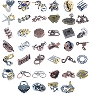 Intellectual Toys, Brain Challenge, IQ Unlock, 50 Hanayama Puzzle Brain Hack Models-IQ Toys