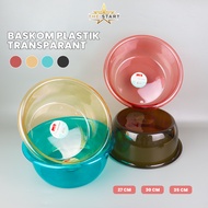 Baskom Bening Transparan Plastik Tebal Baskom Serbaguna