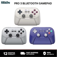 8BitDo Pro 3 Bluetooth Gamepad Wireless Gaming Controller for Switch 1/2 Windows Apple with TMR Joys