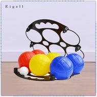 Eigell 6x Petanque Balls Set Boules Games Professional Filled Toys for Yard Backyard