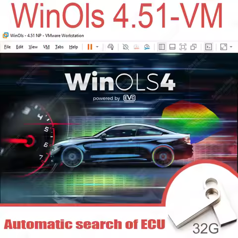 VM WinOLS 4.51 With gifts Damos 2020 and ECM TITANIUM 1.61 Car application Automatic search ECU find