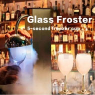 Instant Glass Cup Froster Fast Frost Ice Cup  Cooler Machine Cool   CO2 Glass Chiller for Beer Wine 