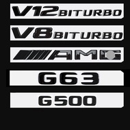 Mercedes Benz BRABUS G Glacc AMG Logo AMG Emblem G63 G500 G800 V6 AMG V8 Biturbo V12 Biturbo