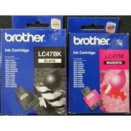 BROTHER LC47BK & LC47M ORIGINAL INK CARTRIDGE