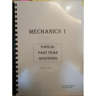 A LEVEL  Mechanics 1 Mathematics Topical Past year question (Second hand book)