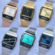 🔥Malaysia 3 Year Warranty🔥Casio AQ-230A-2A2 Analog Digital Sports Women Ladies Unisex Watch Jam Tang