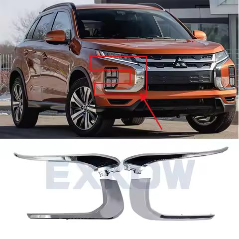Car Front Bumper Side Garnish Chrome for Mitsubishi Outlander Sport ASX RVR GA1W GA9W 2020- 6407A426