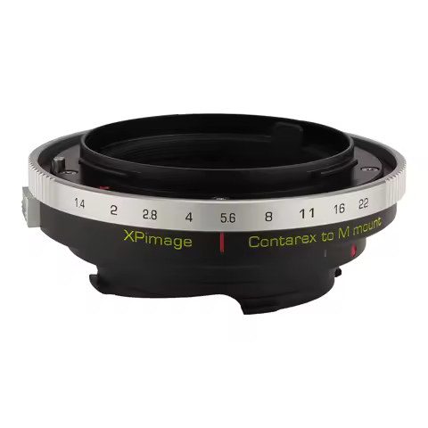 XPIMAGE Contarex to M Lens Mount Adapter Ring Compatible with Ikon Contarex Lenses for Leica M Range