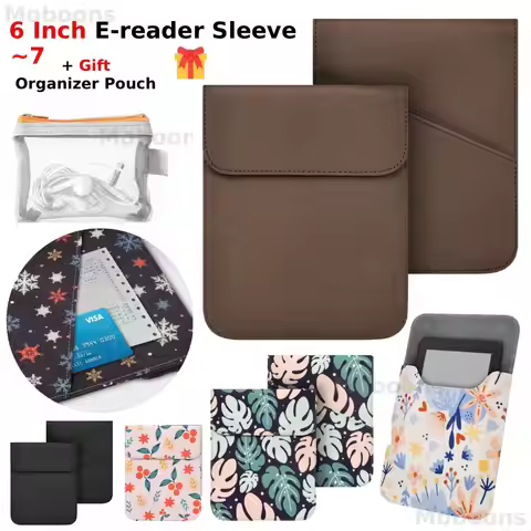 For Kindle Kobo Pocketbook Paperwhite Colorsoft Voyage Universal 6-7 Inch E-reader Case Magnetic Cov