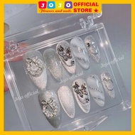 Nail box set of 24 BeautifulPieceg with exquisite handcrafted design and Jojo's personality, code PP