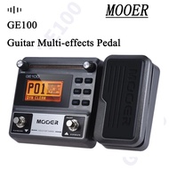 MOOER GE100 Guitar Multi-effects Processor Effect Pedal with Loop Recording(180 Seconds) Tuning Tap