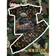 BAJU TSHIRT / JERSI ASKAR COMMANDO BUDAK 1 TAHUN - 12 TAHUN