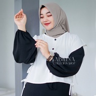 Caylin Dress Wanita Baju Muslim Gamis Set outer Maxi Dress Wanita Big Size Korea style Kekinian Cri