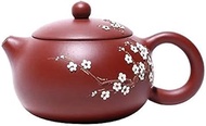Tea Set 240Ml Chinese Yixing Teapot Pure Handmade Plum Blossom Xi Shi Pot Purple Clay Tea Set Kettle Travel Tea Set 188 Ball Hole Filter Tea Set lofty ambition