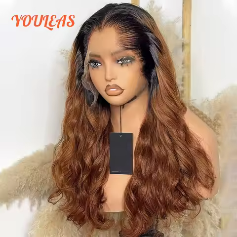 Lagos Hairline Ombre 1b30 Blonde Color Wig Human Hair Body Wave 13x4 Lace Frontal Human Hair Brazili