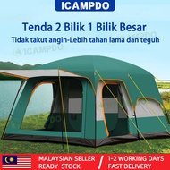 【ICAMPDO】🔥Malaysia In Stock🔥khemah unta Outdoor automatic camping tent for 8 to 12 person family tent Waterproof Lightweight with Ultralight Flysheet kemah murah dan besar barang kemping khemah campak khemah tents camping 8 orang 帐篷