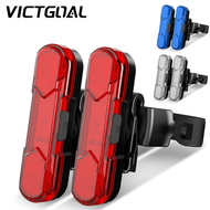 VICTGOAL ไฟจักรยาน USB Seatpost ไฟท้าย LED จักรยานไฟฟ้าไฟขี่จักรยานไฟฉายด้านหน้าไฟท้ายไฟความปลอดภัย 