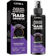 GIFBEA Organic Rice Water Hair Care Essence Spray, 5 Liquid Ounces, Rosemary Fragrance, Suitable for