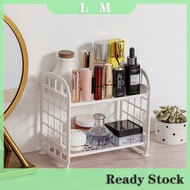 Desktop double-layer folding storage rack foldable storage artifact free installation desk girl debr