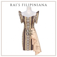 Modern Filipiniana Ethnic top with Ethnic Skirt