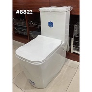 Uleya Toilet 8822 - Modern water closet / Water Saving / Dual flush /Soft Closing / Free Fittings