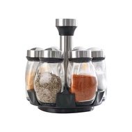 7-in-1 Glass Spice Bottle Holder