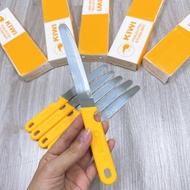 Combo 12 Cây Dao Bếp Nhật Bản Cán Vàng Mũi Nhọn kiwi Chất Liệu Inox Dao Gọt Trái Cây Japan Rau Quả N