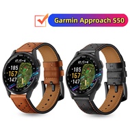 Garmin Approach S50 strap Leather strap for Garmin Approach S50 smart watch strap Sports wristband