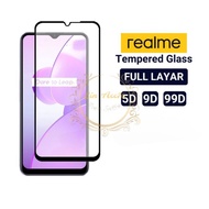 LAYAR Tempered Glass 9D Full Screen Realme V25 5G V15 5G V13 5G V11s 5G V11 5G V3 U1 Q2 Q2 Pro Q3 Q3
