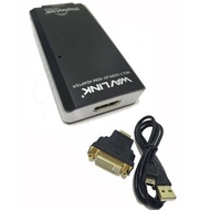 USB to HDMI and DVI-D Converter 24+5 (L)(Female) WAVLINK WS-UG17H2 (2.0)