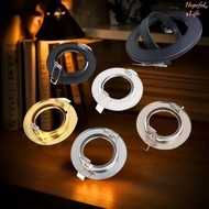 [HLS] 1 Set Round Fixture Adjustable Downlight Led Holders Cutout For Bulb Holder Recessed LED Spot 