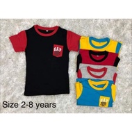 Tshirt/Tee Poket GAP for Kids Boy/Girl Daily wear for Raya 2020