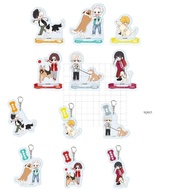 Anime BOFURI Animals Ver. Sakura Haruka/Nirei Akitaro/Ren Acrylic Stand Keychain Merch