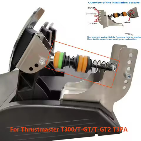 Simracing Pedal Throttle Brake Clutch Hydraulic Damping Upgrade Accessories For Thrustmaster T300/T-
