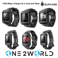 Supcase UB Pro Series Rugged Protective Wristband Case for Fitbit Blaze, Charge 2 &amp; 3, Ionic and Versa, Black