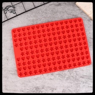 [8C15] 1Pc Multicavity Star Love Shape Silicone Molds DIY Chocolate Candy Tray for Biscuit Treat Can