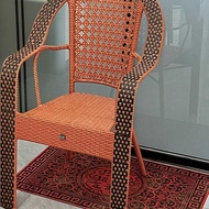 Rattan Chair Elderly Chair Rattan Chair Single Outdoor Balcony Chair Outdoor Rattan Chair Adult Old-