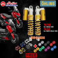 โช้ค OHLINS XMAX 300 YA740 / YA241 โช้คหลัง XMAX ohlins แท้ 100% รับประกัน 2ปี